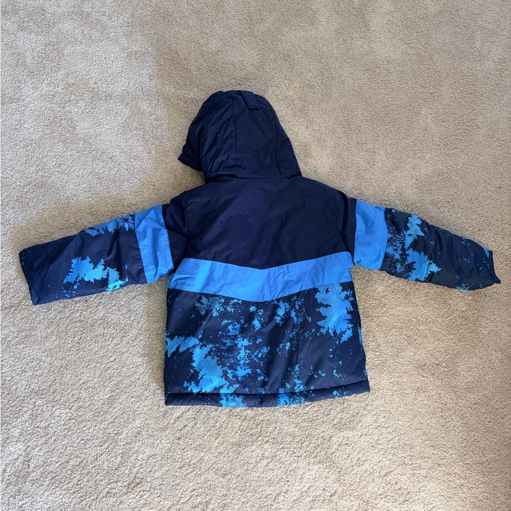 Columbia Kids Navy and Sky Blue Puffer Jacket - Picture 2 of 3